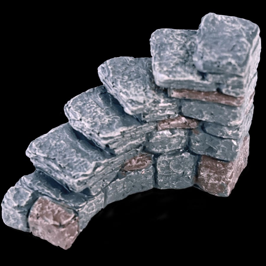 Curved Stone Stairs