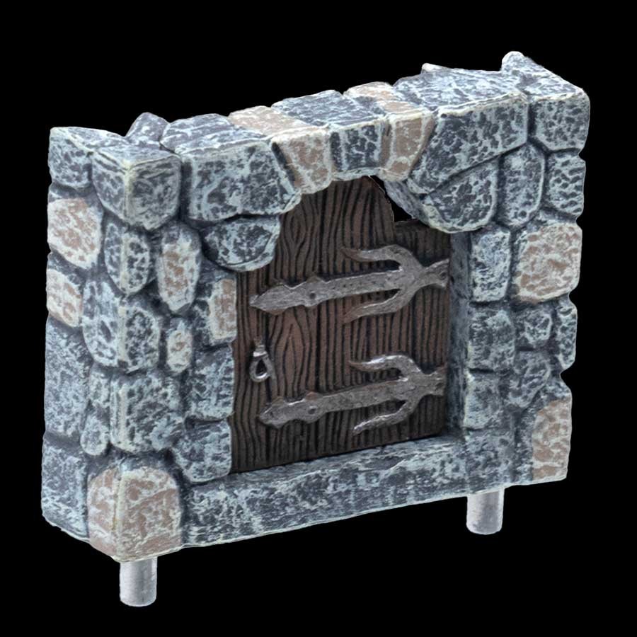 Narrow Fieldstone Door Wall