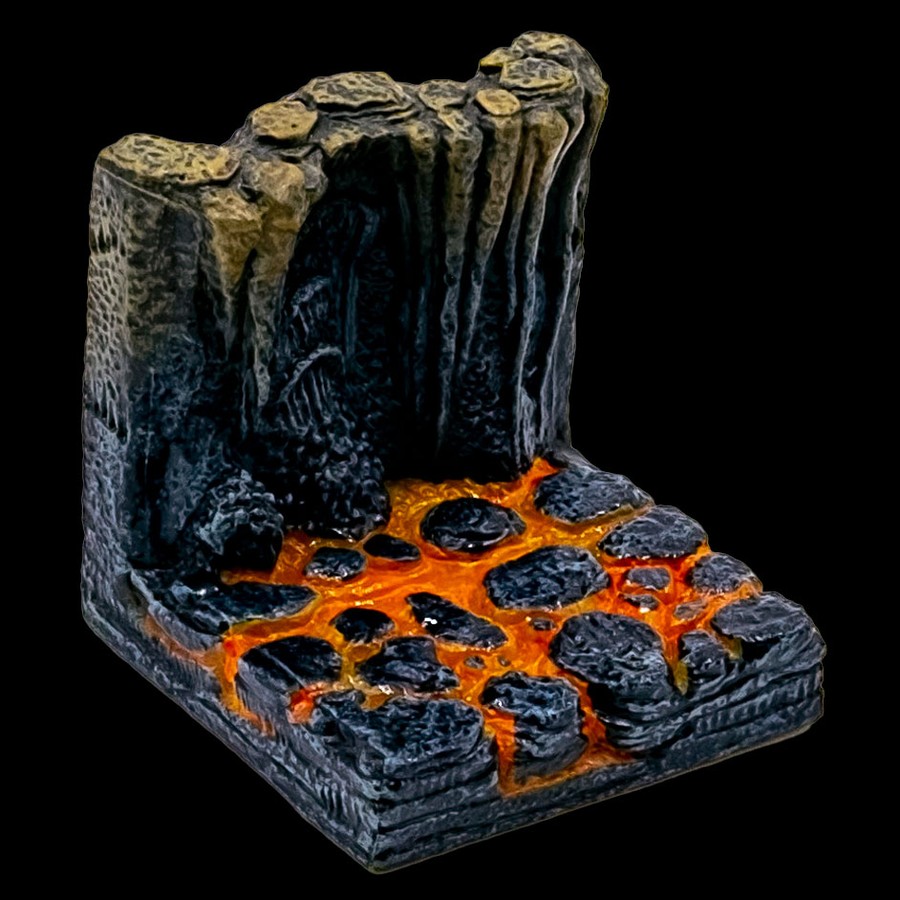 Plain Cavern Wall - Lava