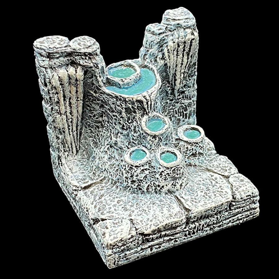 Straight Cavern Pools Wall - Ice