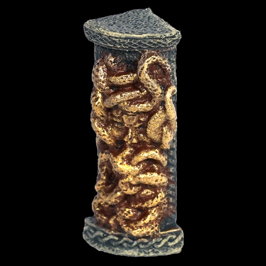 Serpentine Corner Pillar - Jade