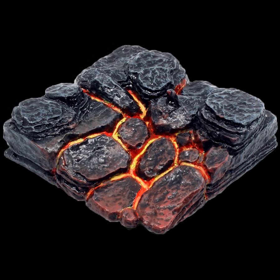 Short Concave Cavern Bank - Lava