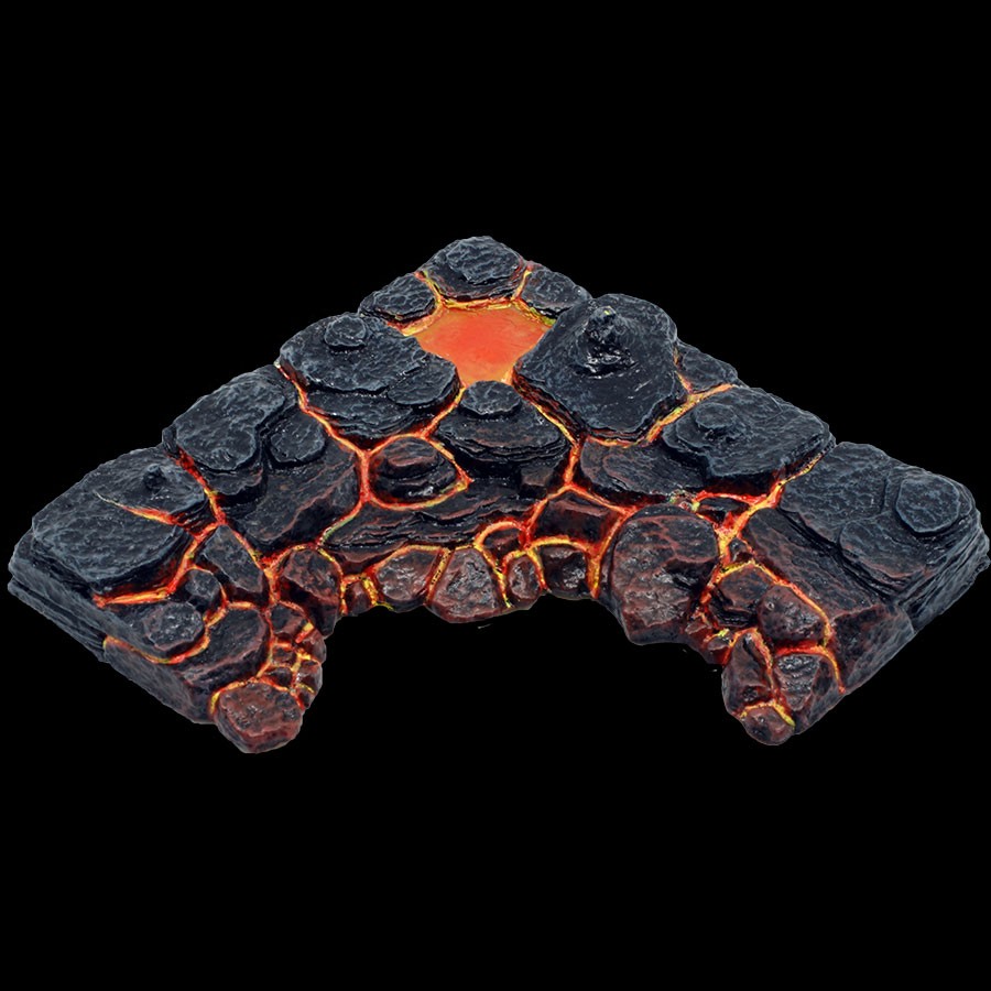 Concave Cavern Bank - Lava