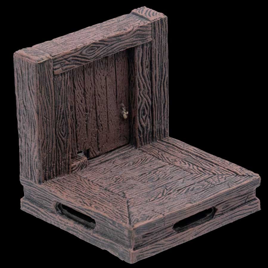 Basic Wood Door Wall - Rustic Wood Door