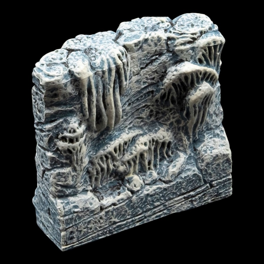 Outside Standing Cave Wall - Ice
