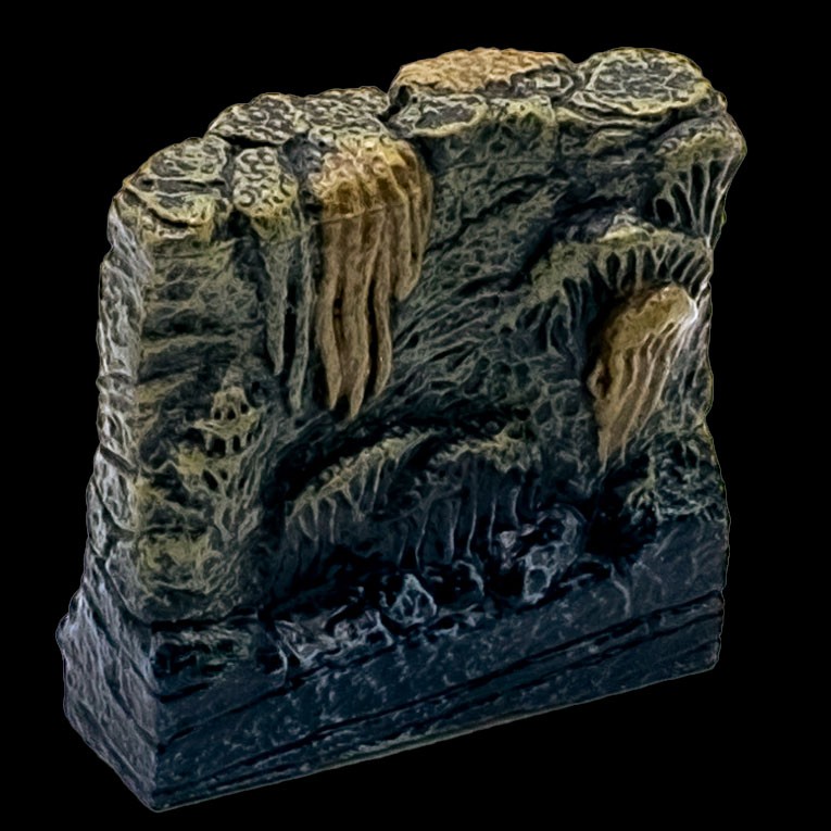 Outside Standing Cave Wall - Lava
