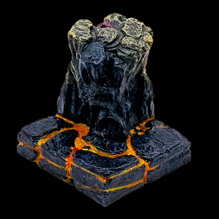 Convex Cave Corner - Lava