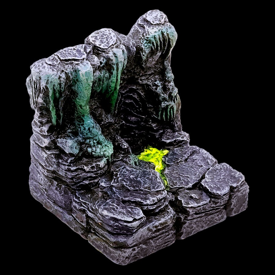 Straight Cavern Puddle Wall - Underdoom