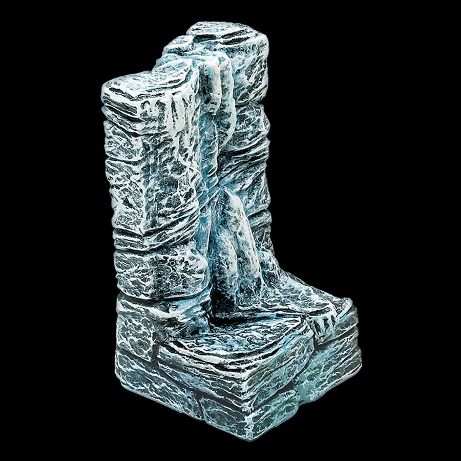 1x1 Straight Cavern Wall - Ice