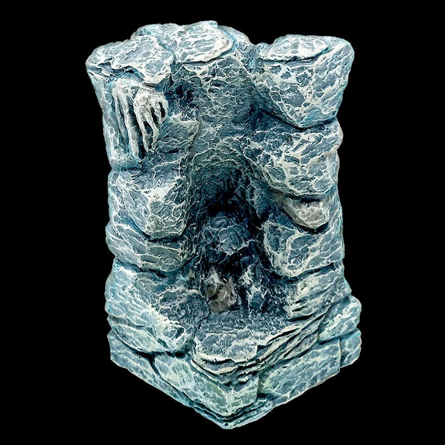 1x1 Corner Cavern Wall - Ice