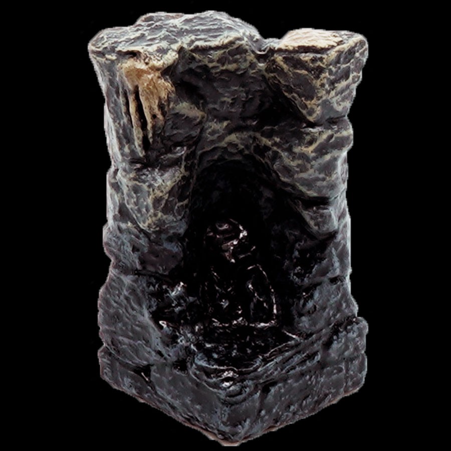 1x1 Corner Cavern Wall - Lava