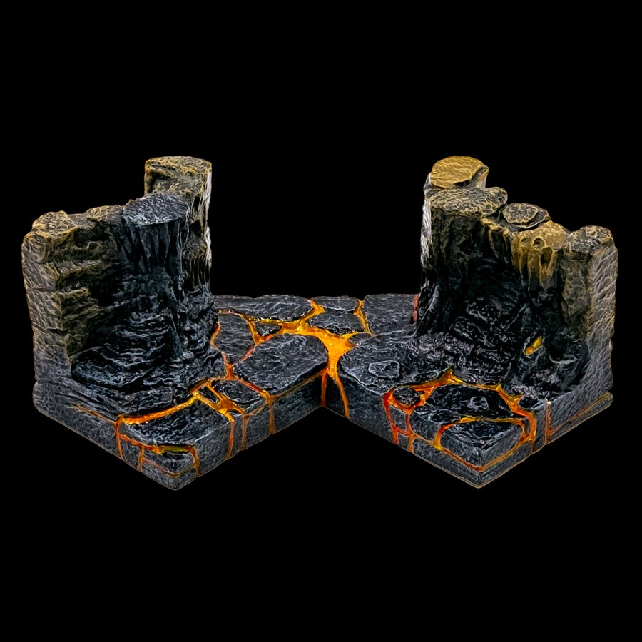 Corner Cave Entrance - Lava