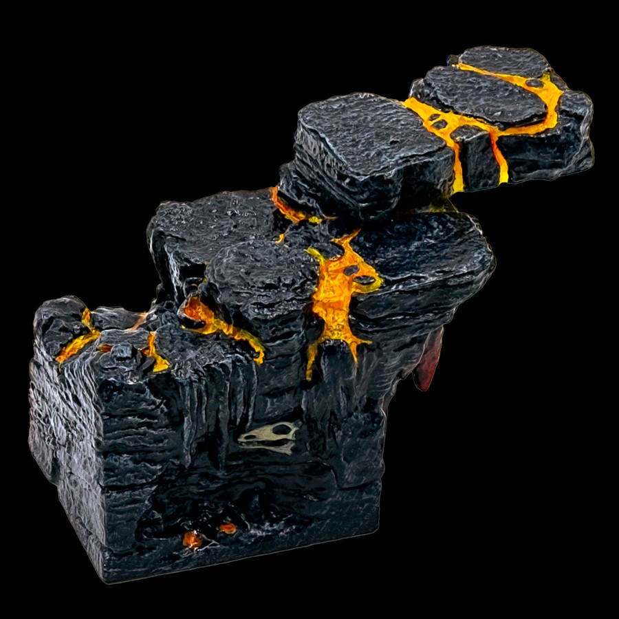 Hinged Natural Bridge Base - Lava