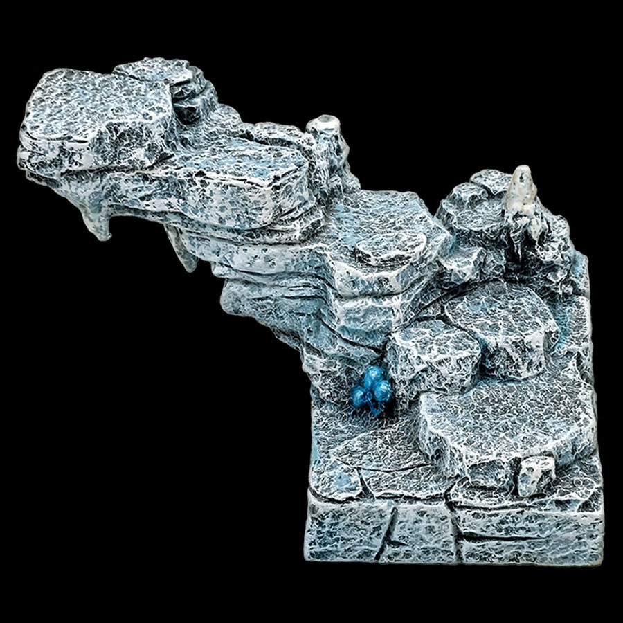 Curved Natural Bridge Base - Ice