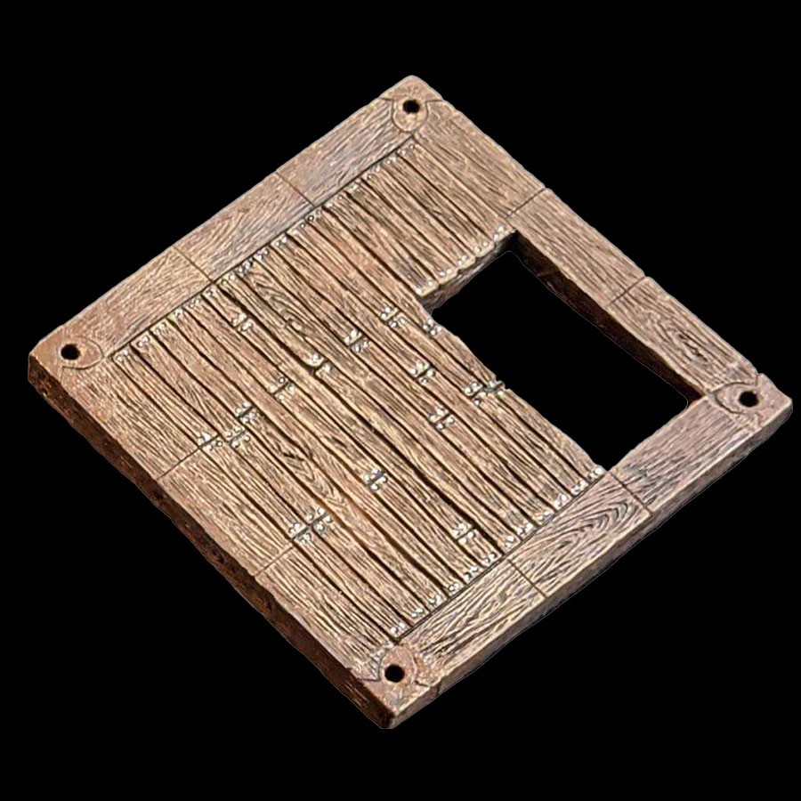 4x4 Wood Stairwell Floor