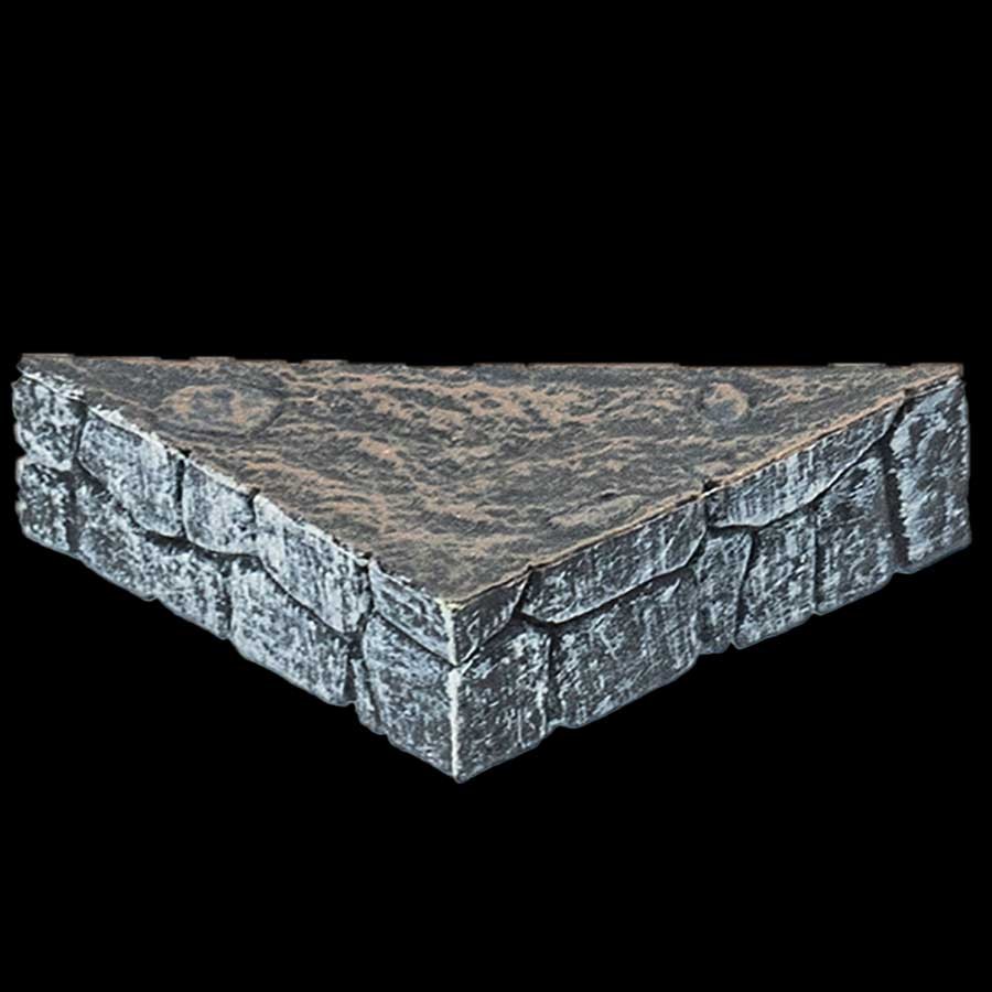 Cobblestone / Dirt Backfill - Small Diagonal