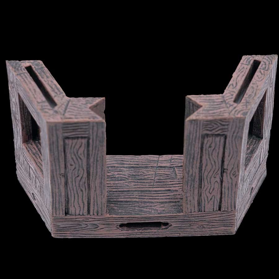 Rustic Wood Bay Window