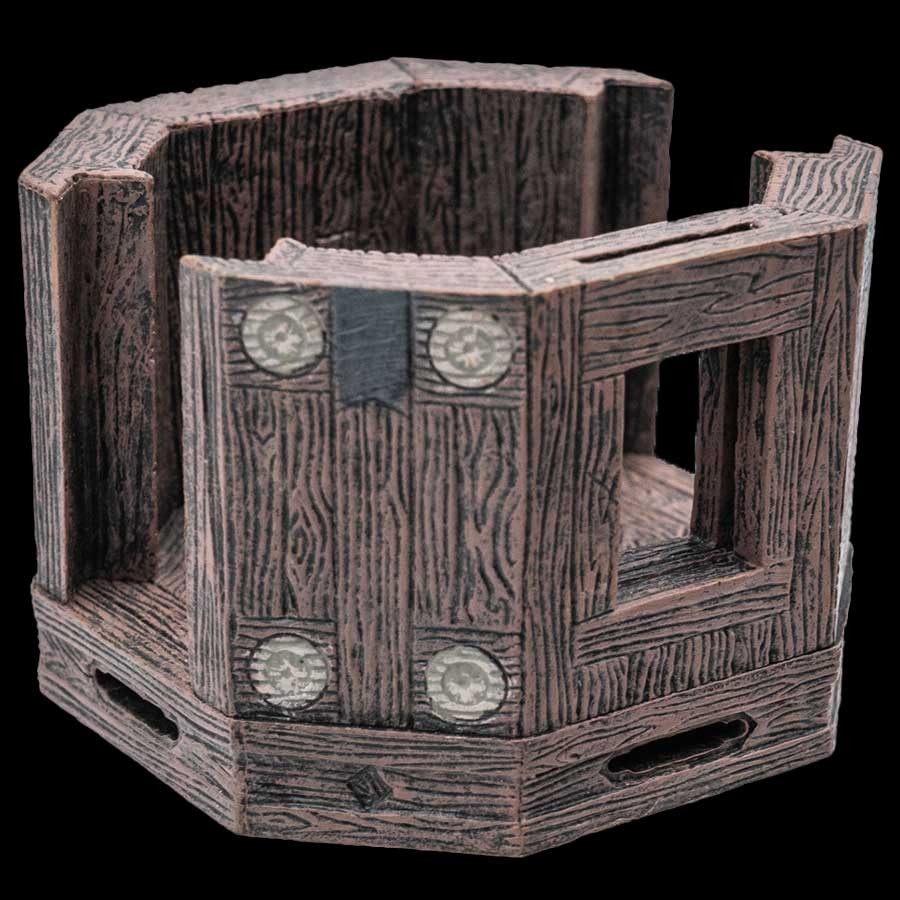 Rustic Wood Octagon Tower