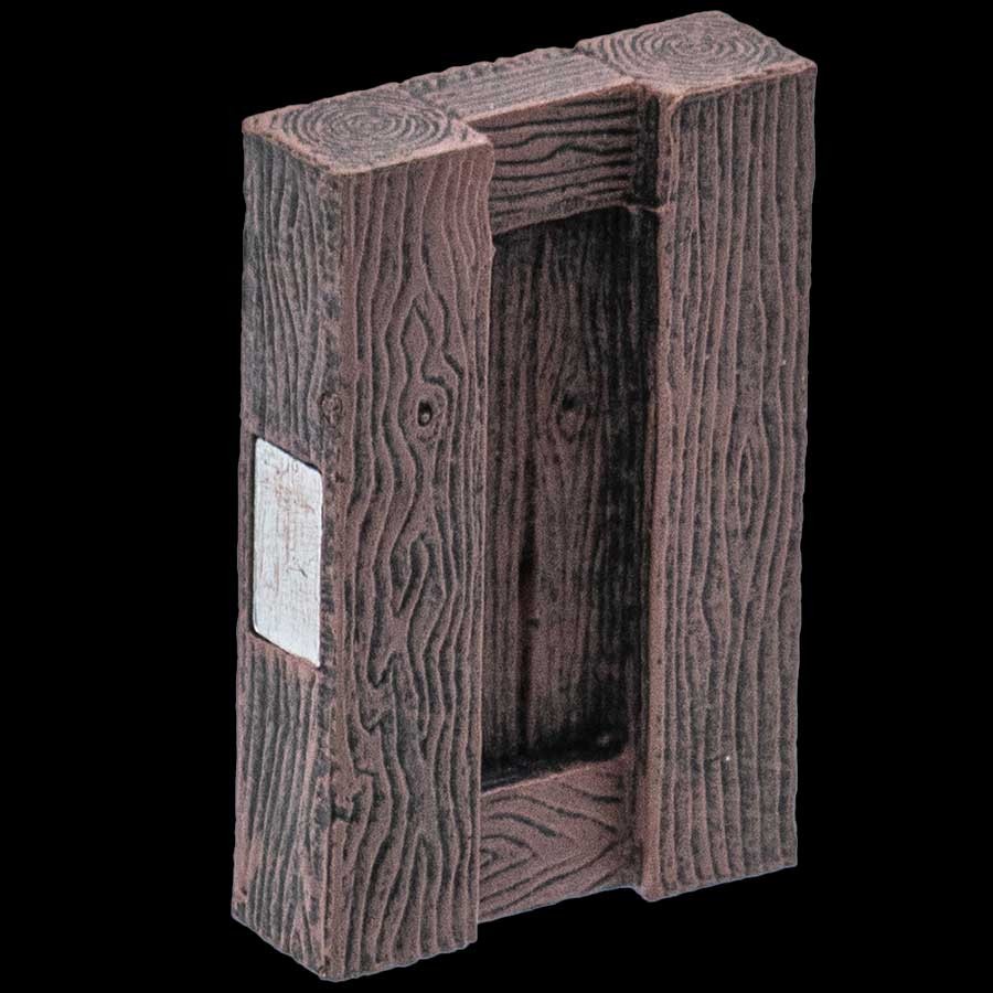 Freestanding 1-in. Straight Wood Wall