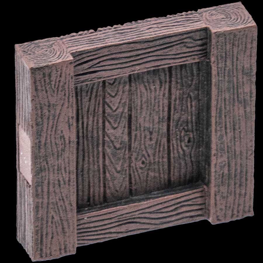 Freestanding 1-5/8-in. Straight Wood Wall