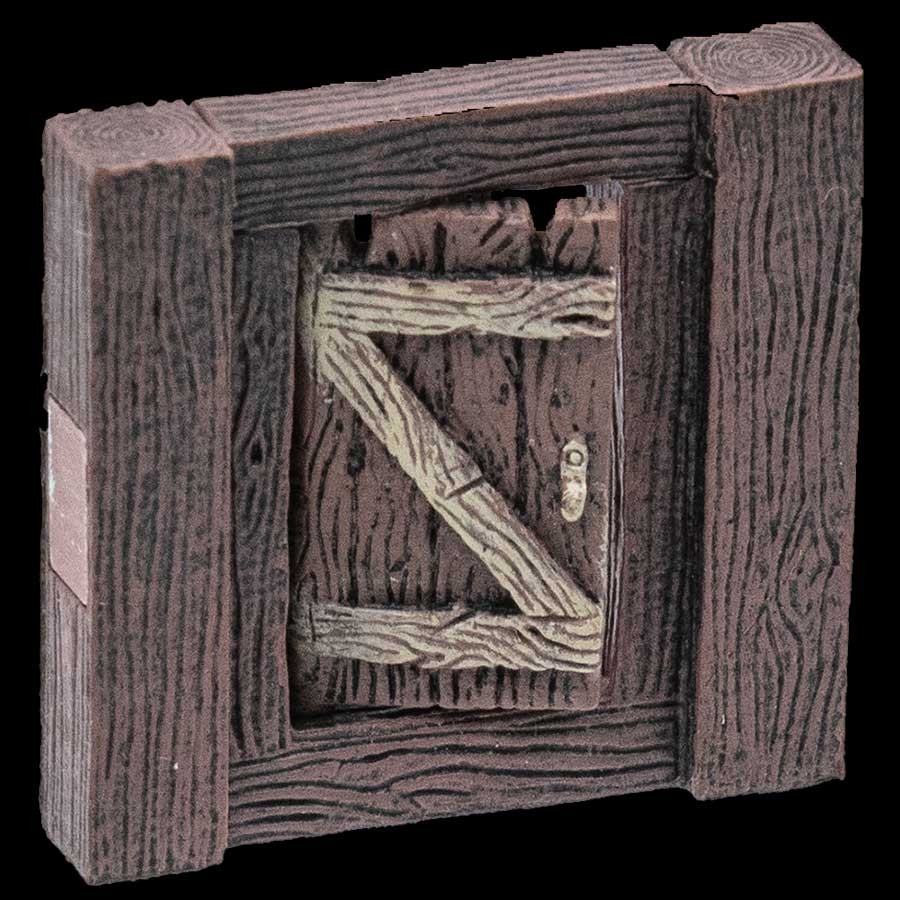 Freestanding 1-5/8-in. Wood Door Wall - Narrow Wood Door