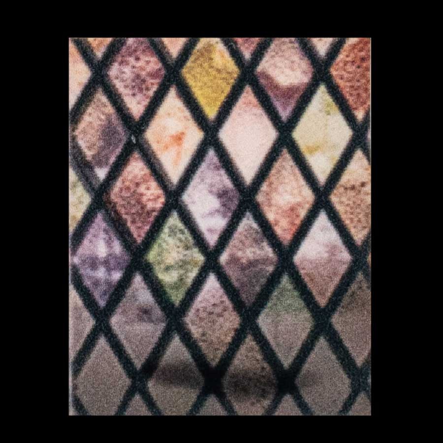 Narrow Warm Lattice Window Pane