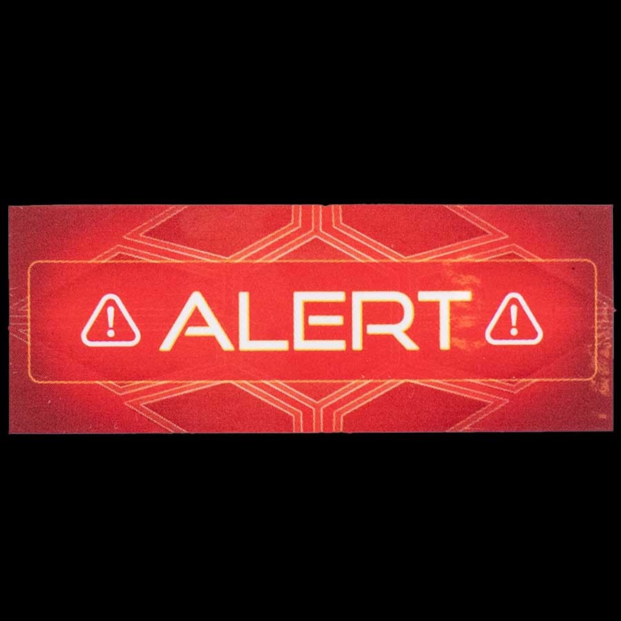 Red Alert Window Pane