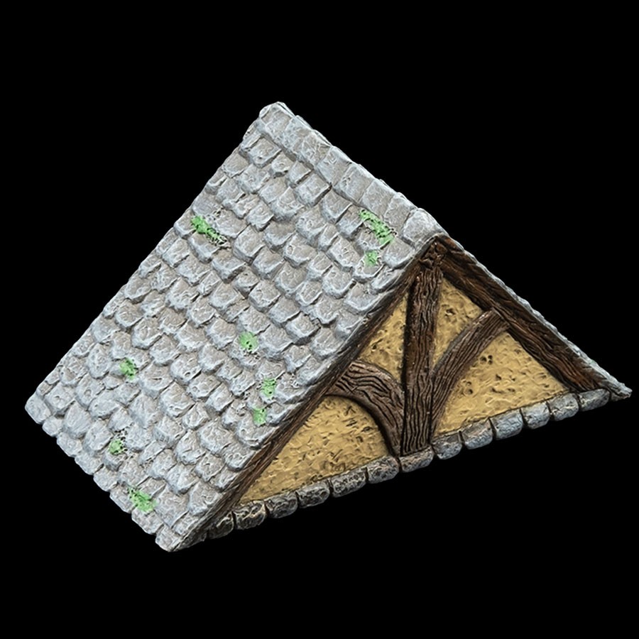 2x4 Slate Half Roof (Reversible)