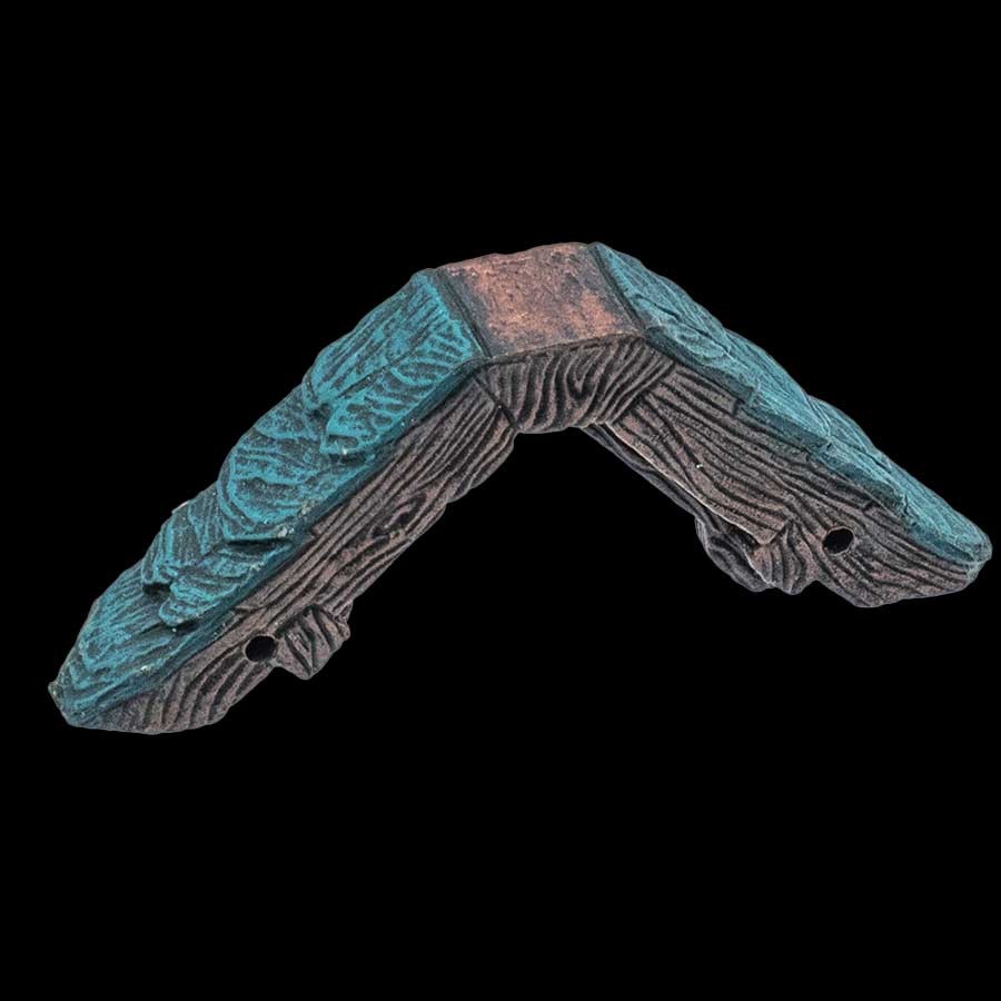 Rustic 2-in. Soffit Peak - Green