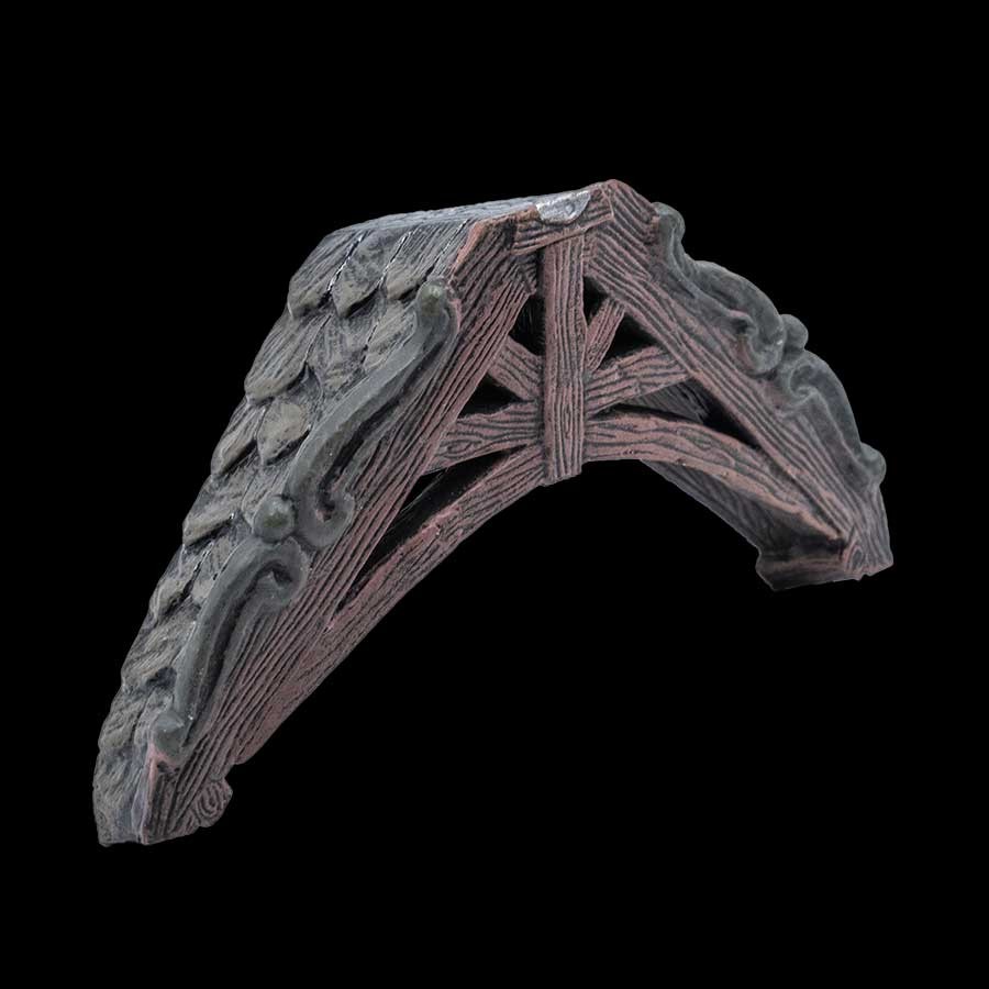 Rustic 4-in. Soffit Peak - Dark