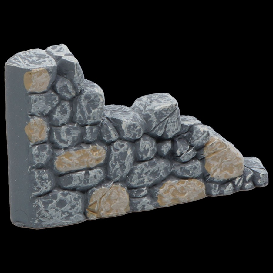 Ruined Fieldstone Wall - Large