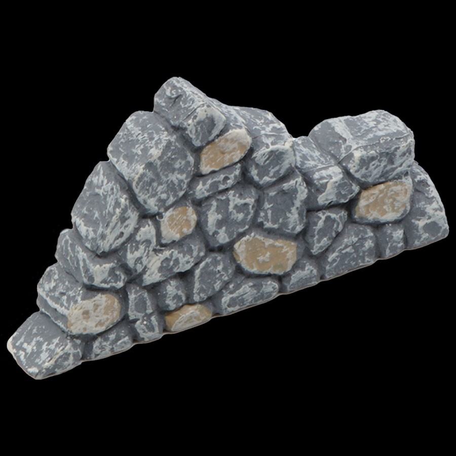 Ruined Fieldstone Wall - Medium