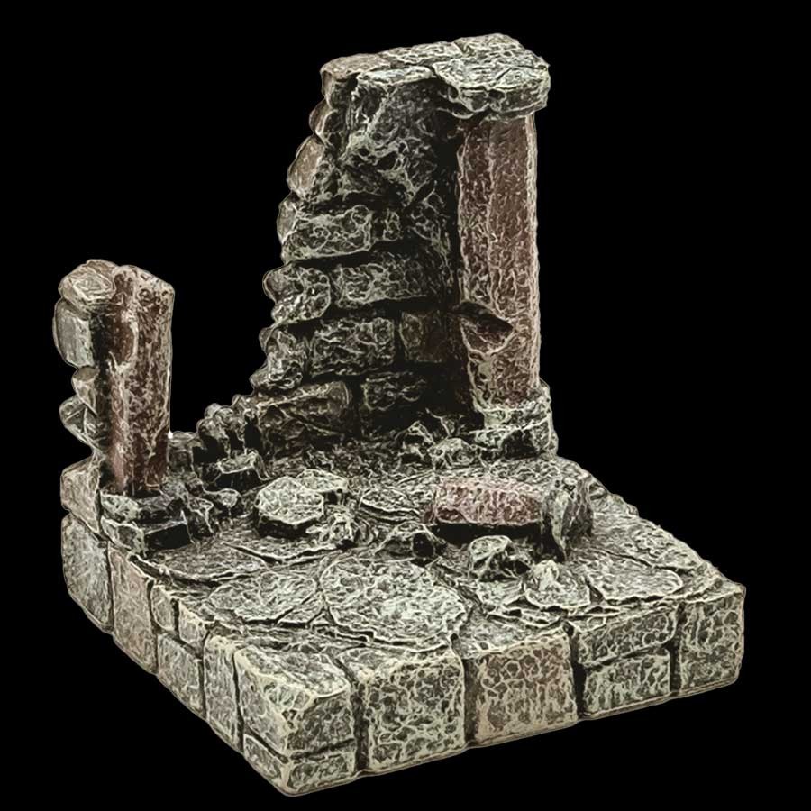 Ruined Vaulted Wall - Right