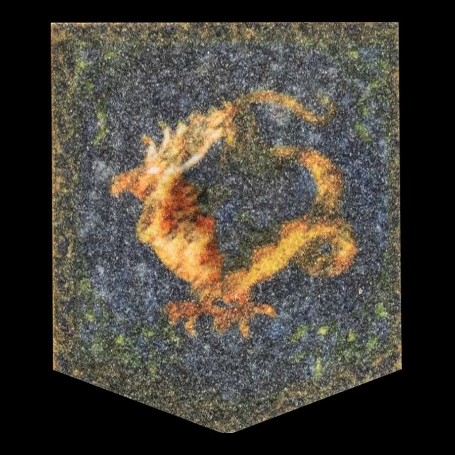 Heraldic Cockatrice - Small Magnetic Tapestry