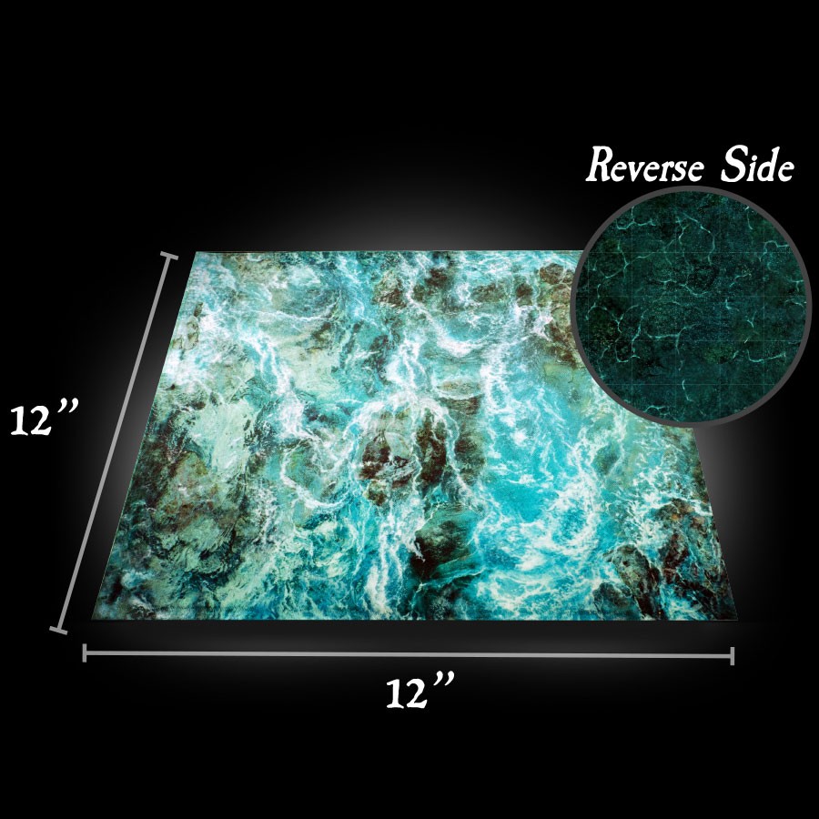 12x12 Raging River Straight / Mountain Lake (GRIDLESS)