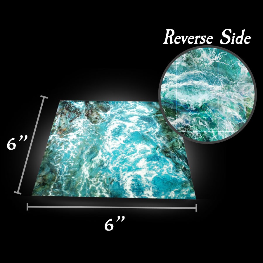 6x6 Raging River Straight / River Curve (GRIDLESS)