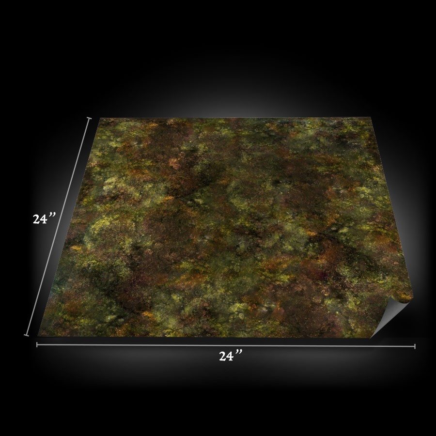 24in. x 24in. Swamp Water Texture Mat (w/grid)