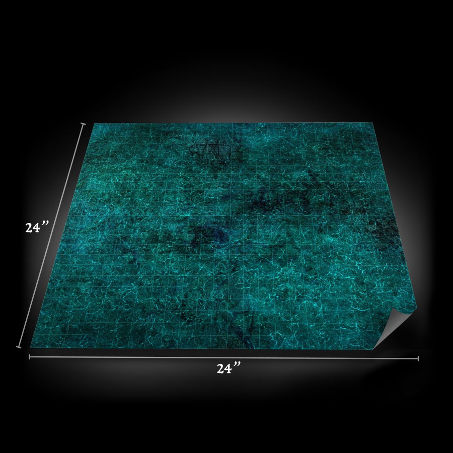 24in. x 24in. Mountain Lake Texture Mat (w/grid)