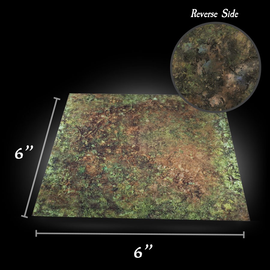6x6 Forest Patchy Ground / Soggy Bog (GRIDLESS)