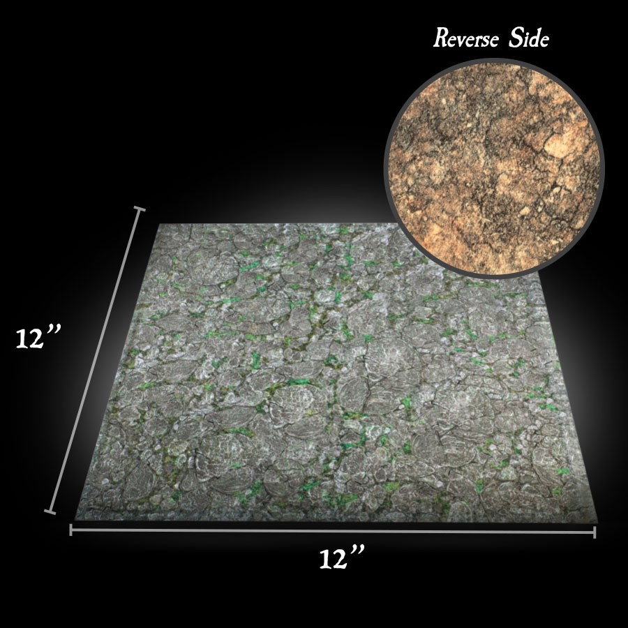 12x12 Mountain Ground / Packed Earth (GRIDLESS)