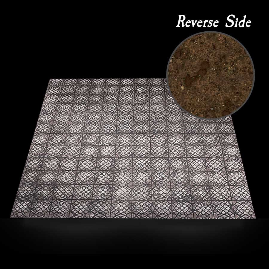 12x12 Cobblestone / Packed Dirt