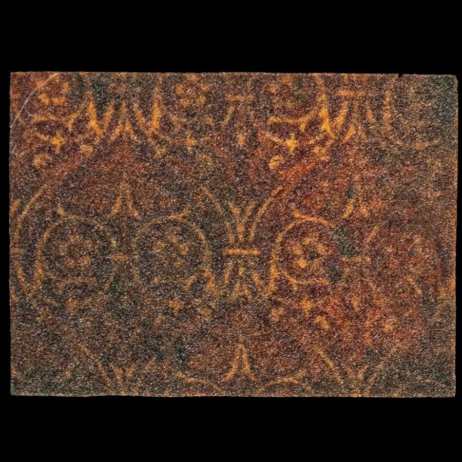 Awning Canvas - Red & Gold Brocade