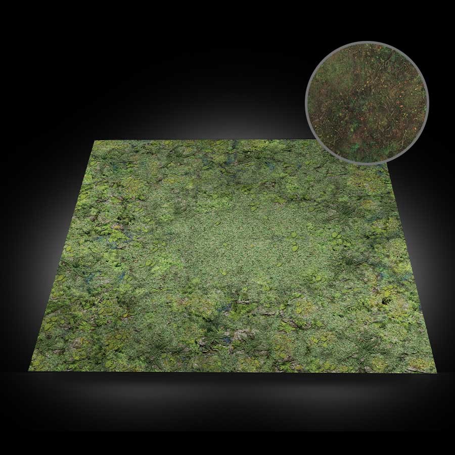 Terrain Tray Single 12" x 12": Mossy Forest/Forest Patchy Ground