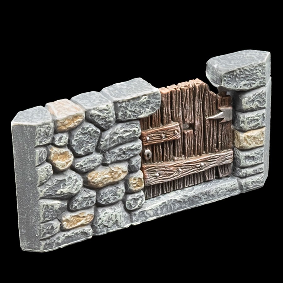 Fieldstone Offset Ramshackle Door Wall