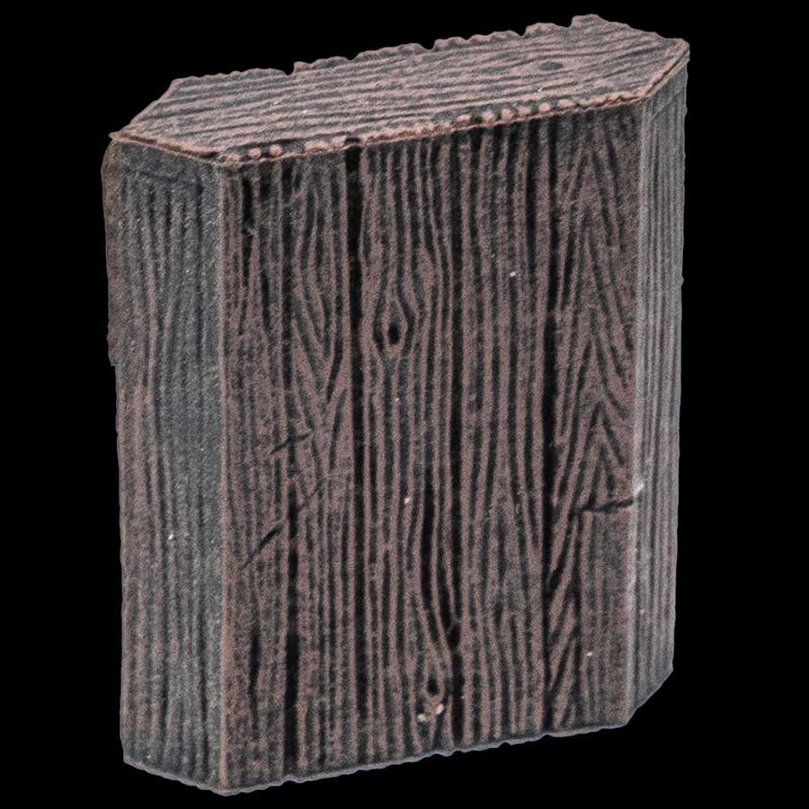 Narrow Rustic Wood Solid Wall