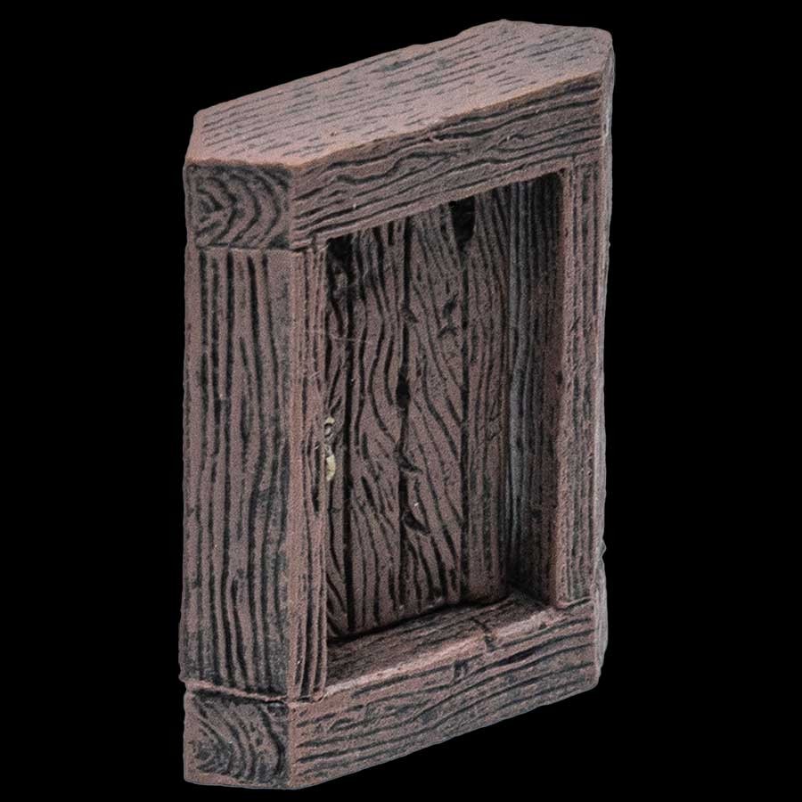 Narrow Rustic Wood Door Wall - Narrow Rustic Door