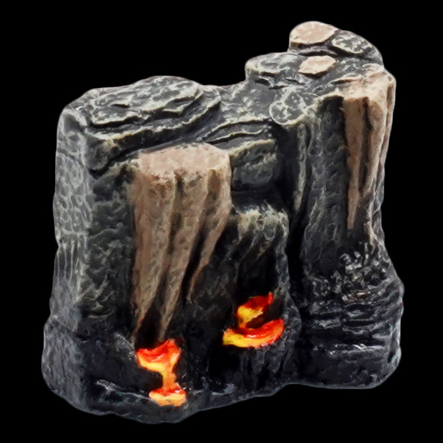 Freestanding Cavern Wall - Lava